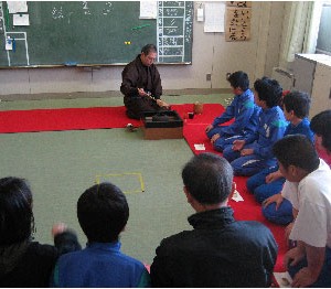 さわらび分教室にて初釜（初茶会）