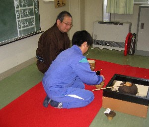 さわらび分教室にて初釜（初茶会）