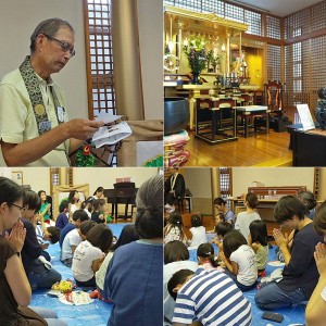 順照寺の令和元年度 キッズサンガ 地蔵盆